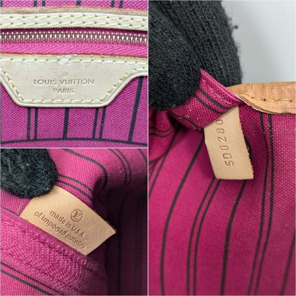 ✨️💎Authentic Louis Vuitton fuchsia Neverfull GM Monogram Bag - Picture 3 of 16